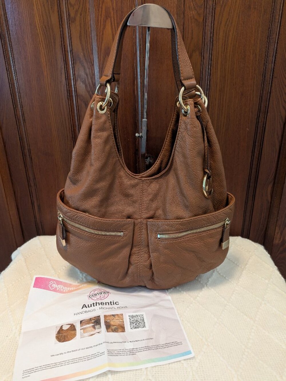 Michael Kors Large Layton Tan Hobo Bag